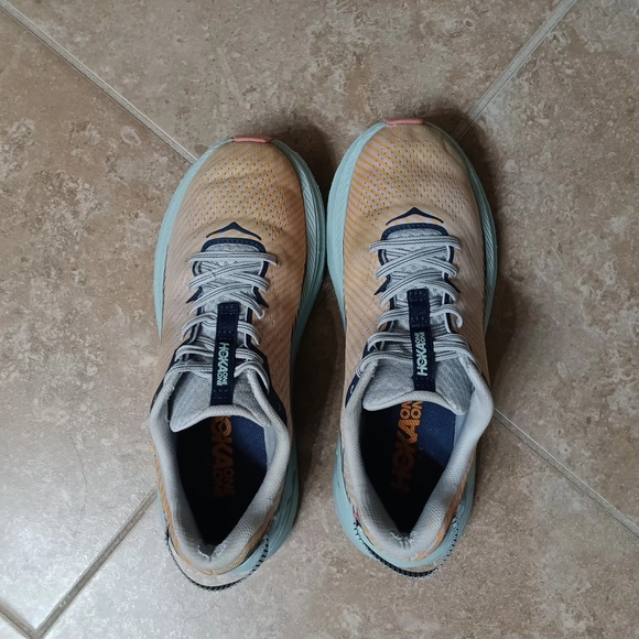 Hoka One Rincon 2 "Lunar Rock Black Iris" Running Shoes Sz.9½ - Picture 5 of 8